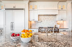 Cream Denver Colodaro Granite kitchen - Denver Metro Stone City LLC