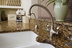 white undermount sink Granite kitchen Stone City LLC