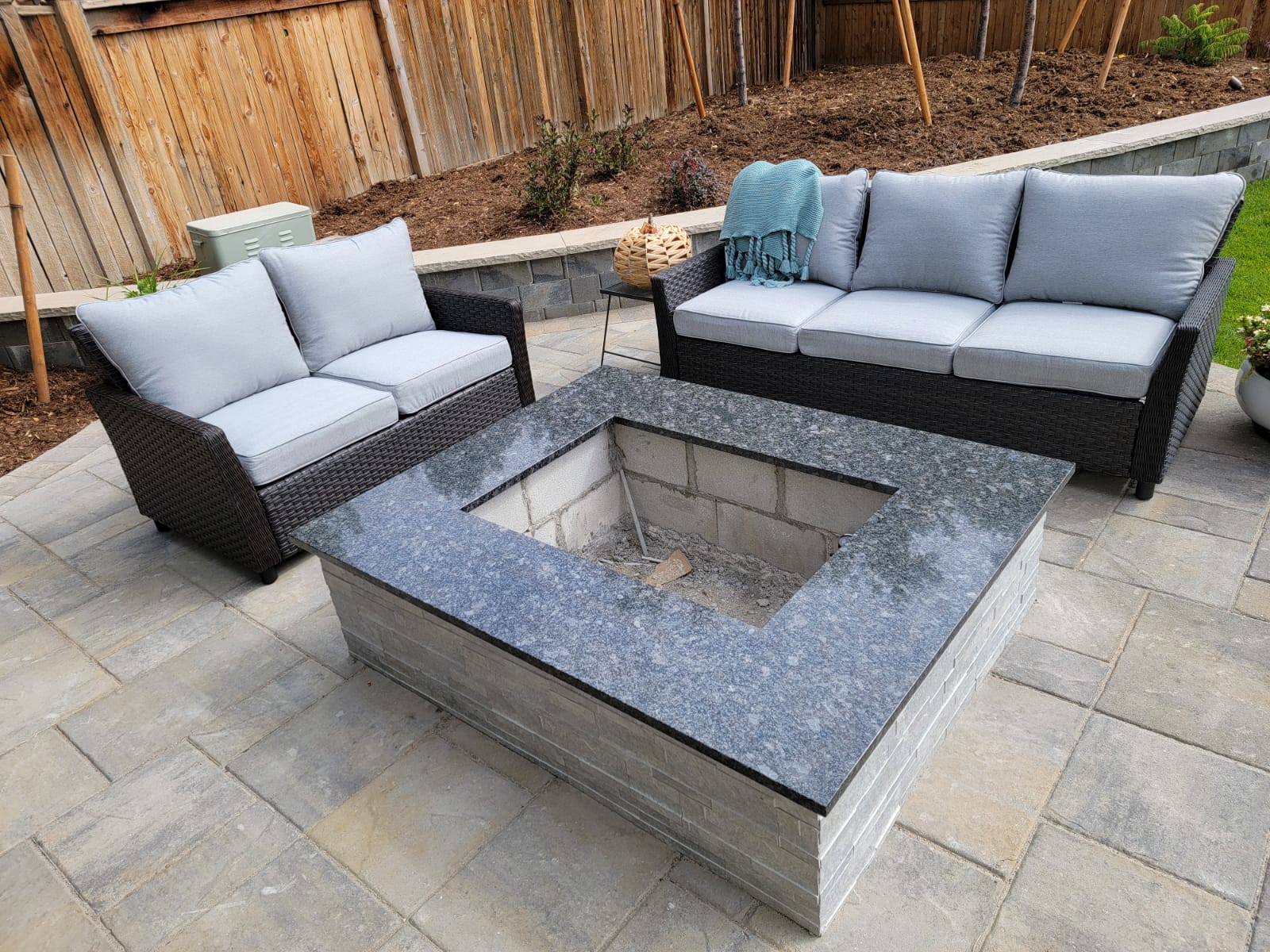 Outdoor custom granite firepit denver countertops - Denver Stone City Denver Granite Quartz Marble